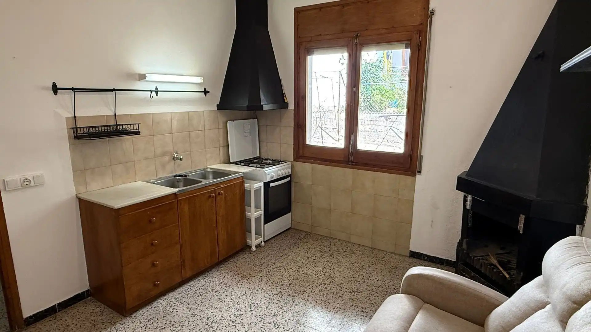 Cocina de Casa adosada en venta en Moià con Calefacción y Terraza