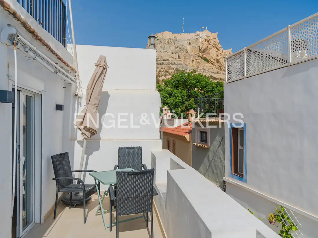 Terrassa de Casa adosada en venda en Alicante / Alacant amb Aire condicionat, Calefacció i Terrassa