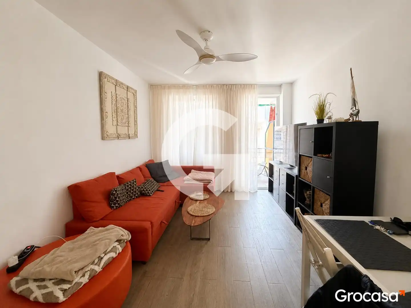 Living room of Flat for sale in Cunit  with Air Conditioner, Terrace and Balcony
