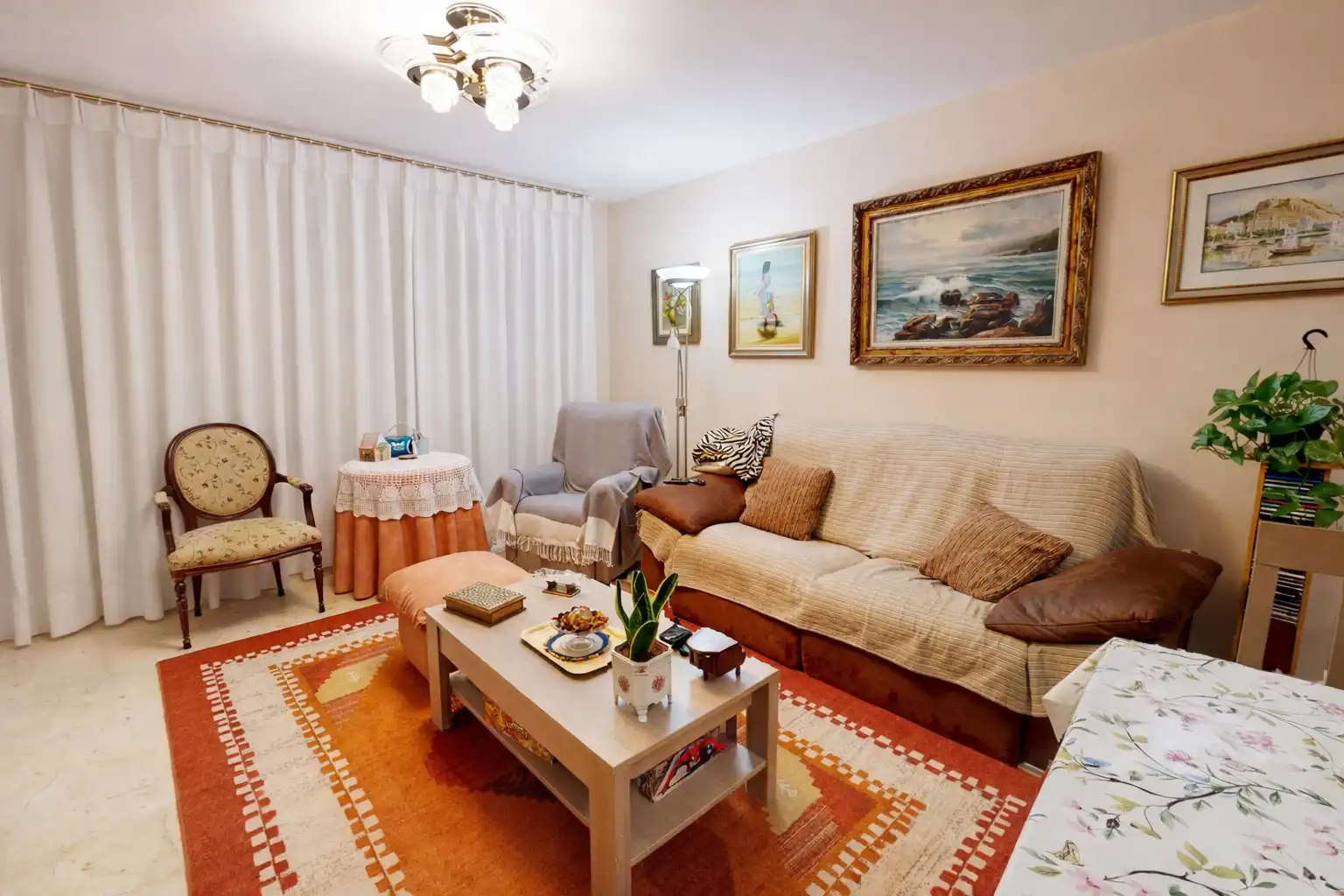 Living room of Flat for sale in Sant Joan d'Alacant  with Air Conditioner, Heating and Storage room