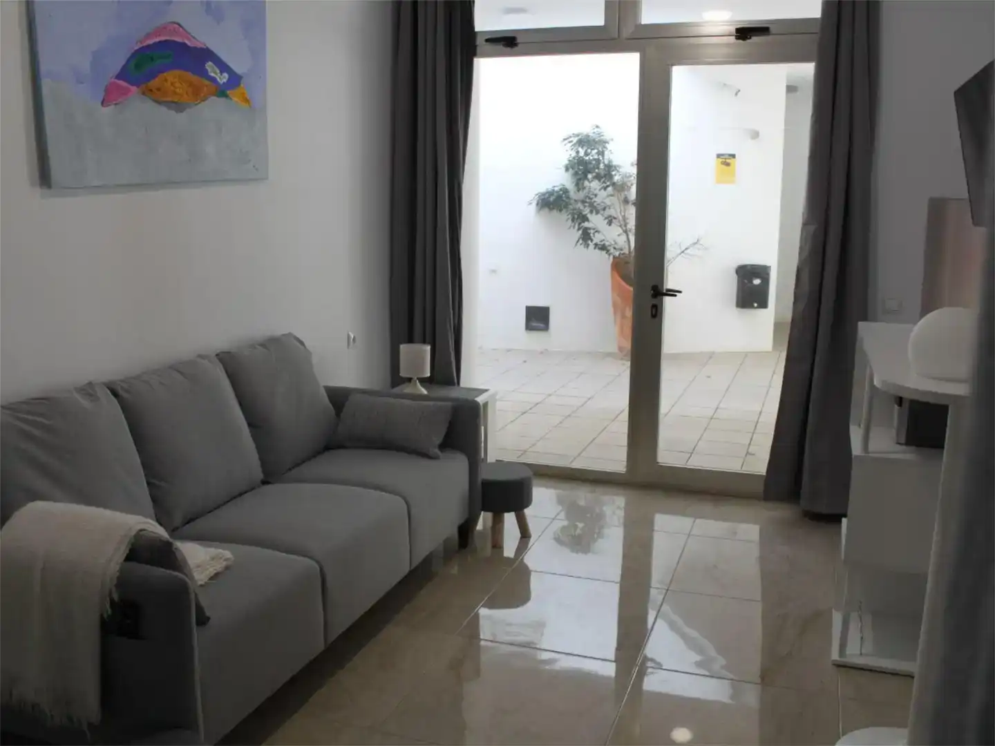 Sala d'estar de Dúplex de lloguer en Zahara Pueblo
