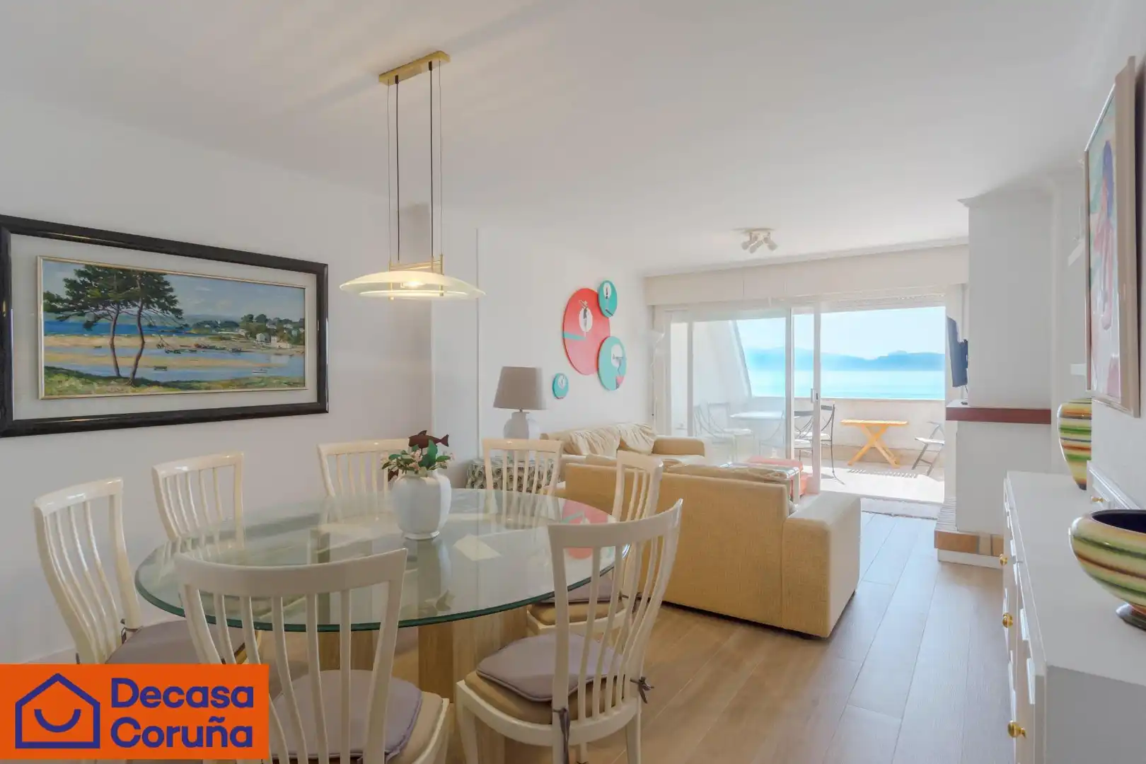 Comedor de Piso en venta en Sanxenxo con Calefacción, Terraza y Trastero