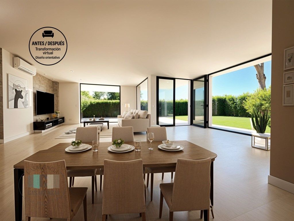 Dining room of House or chalet for sale in Benicasim / Benicàssim  with Air Conditioner, Private garden and Terrace