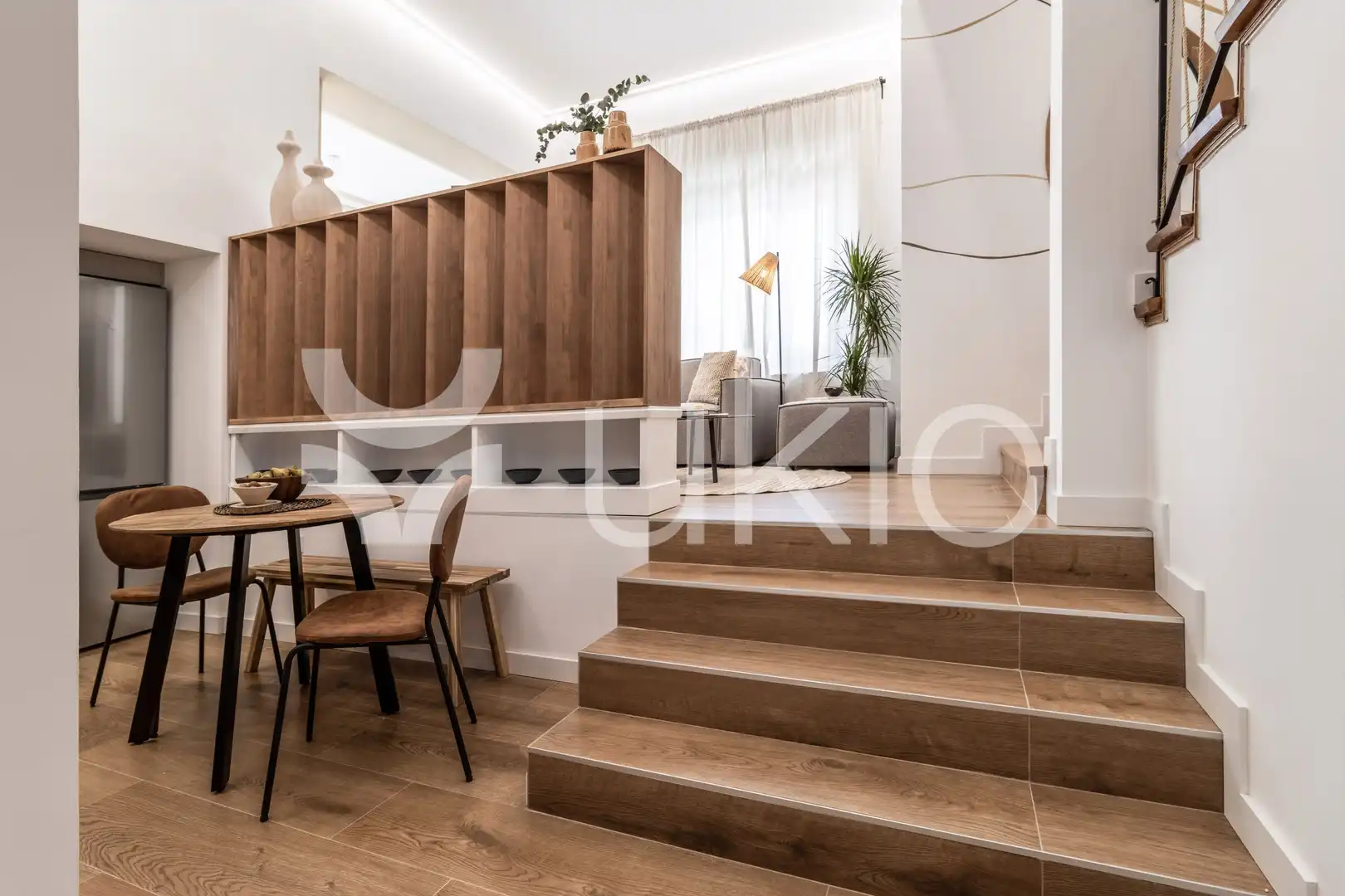 Sala d'estar de Apartament de lloguer en Madrid amb Aire condicionat, Moblat i Forn