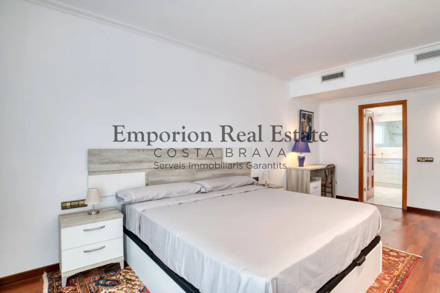 Bedroom of Flat for rent in Palamós  with Air Conditioner, Terrace and Furnished