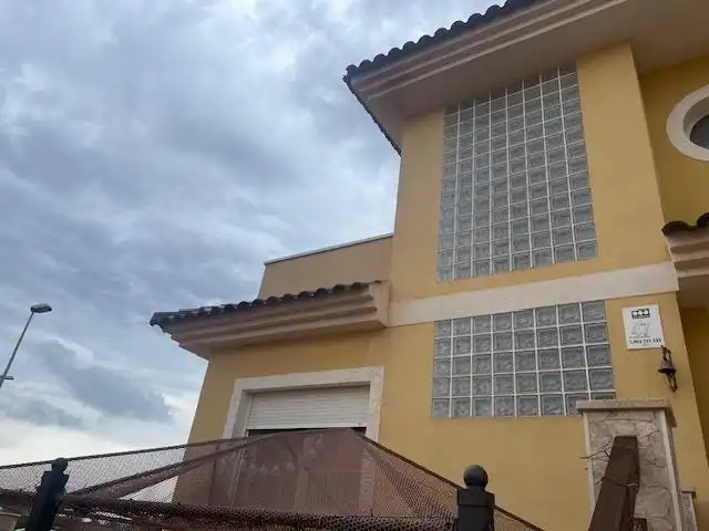 Vista exterior de Casa o chalet en venta en Cartagena con Aire acondicionado, Jardín privado y Balcón