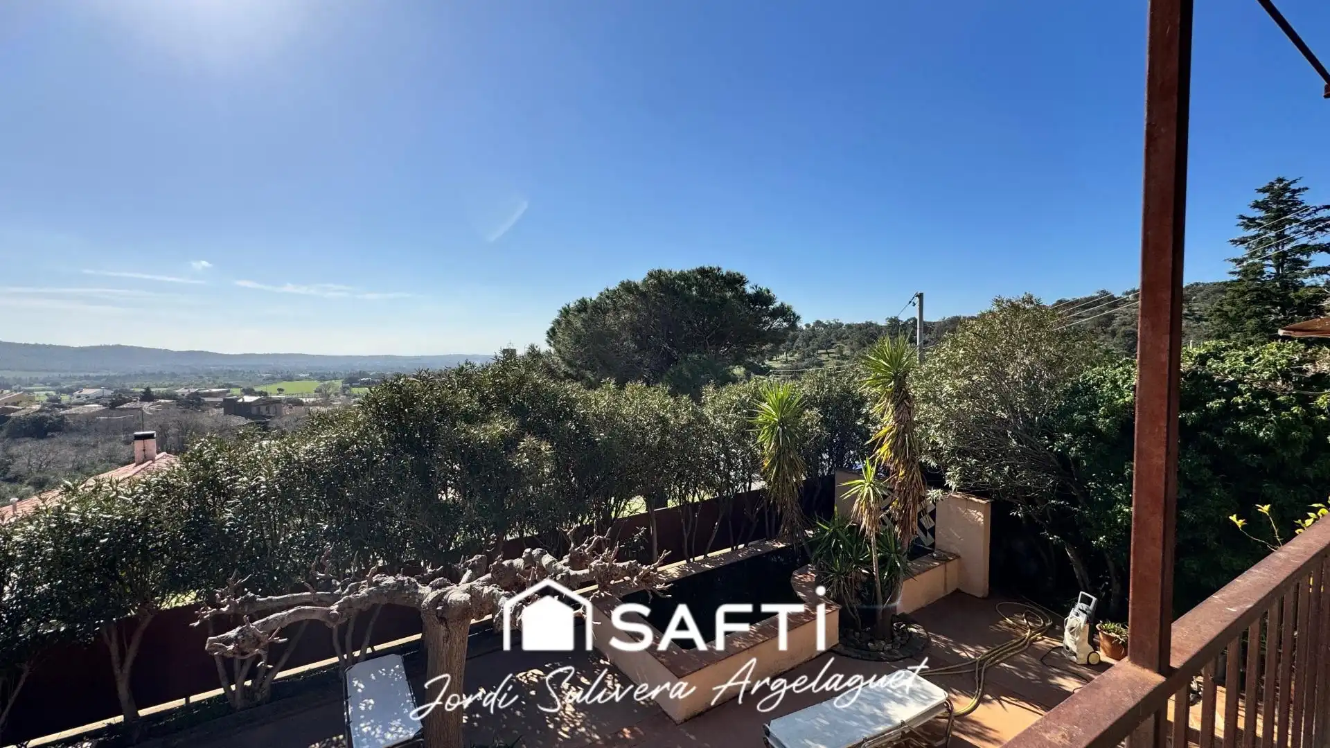 Garden of Detached homes for sale in Cantallops  with Heating, Terrace and Swimming Pool