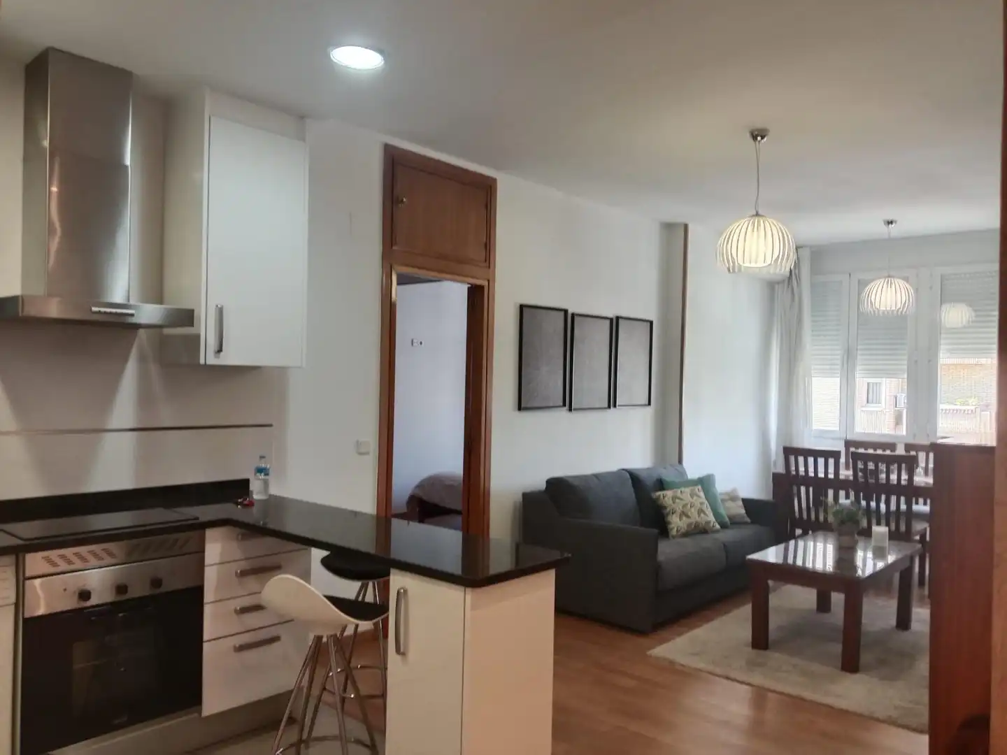 Sala de estar de Piso de alquiler en Madrid con Aire acondicionado, Calefacción y Amueblado