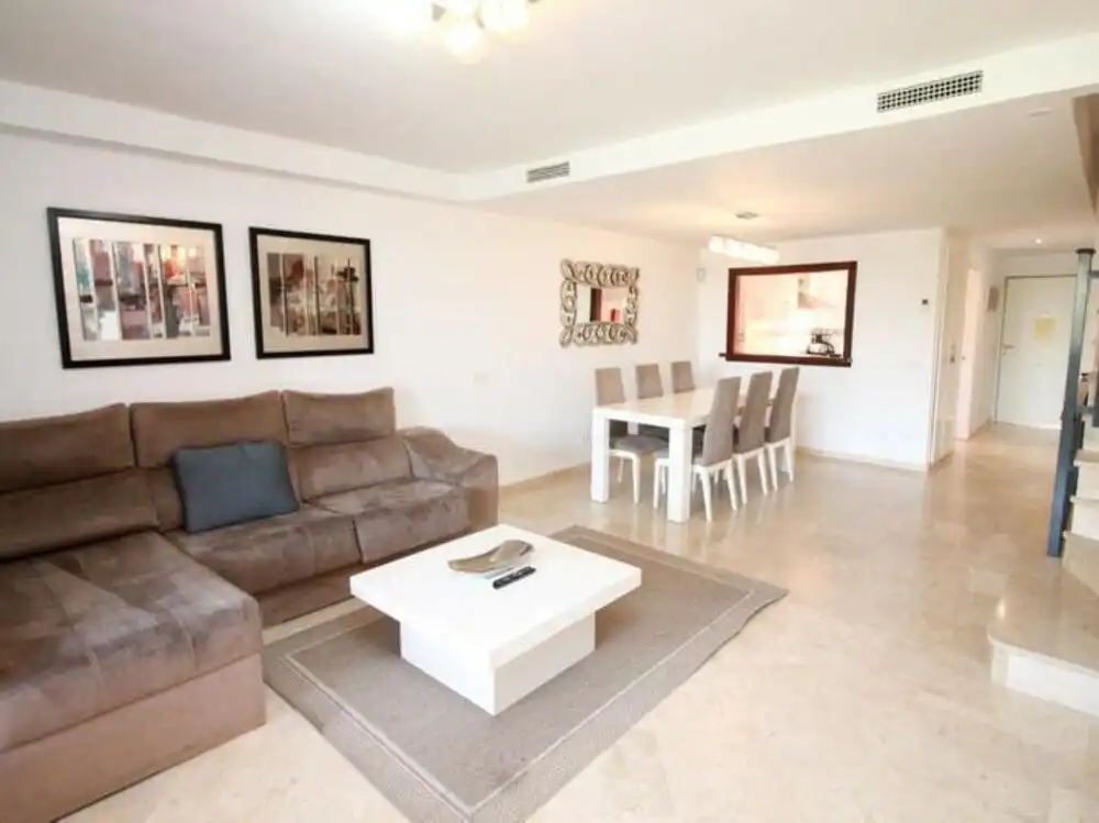 Living room of Detached homes for sale in Marbella  with Air Conditioner, Terrace and Swimming Pool