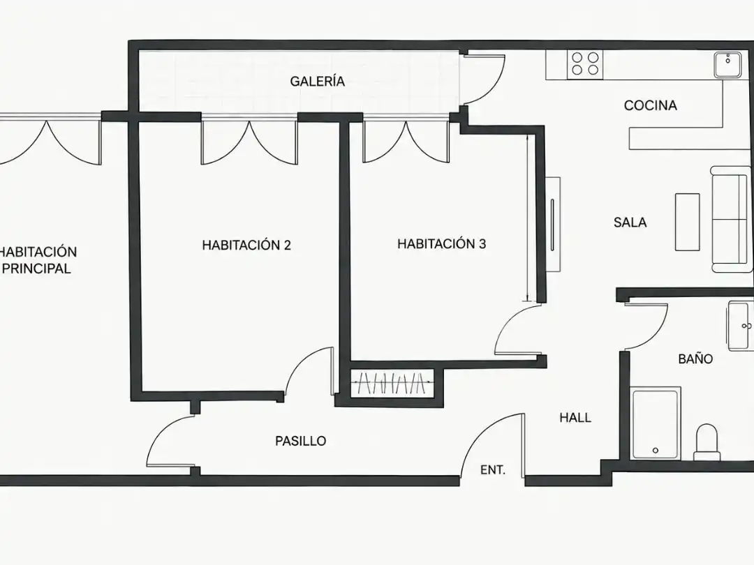 Piso en venta en Begoña - Santutxu