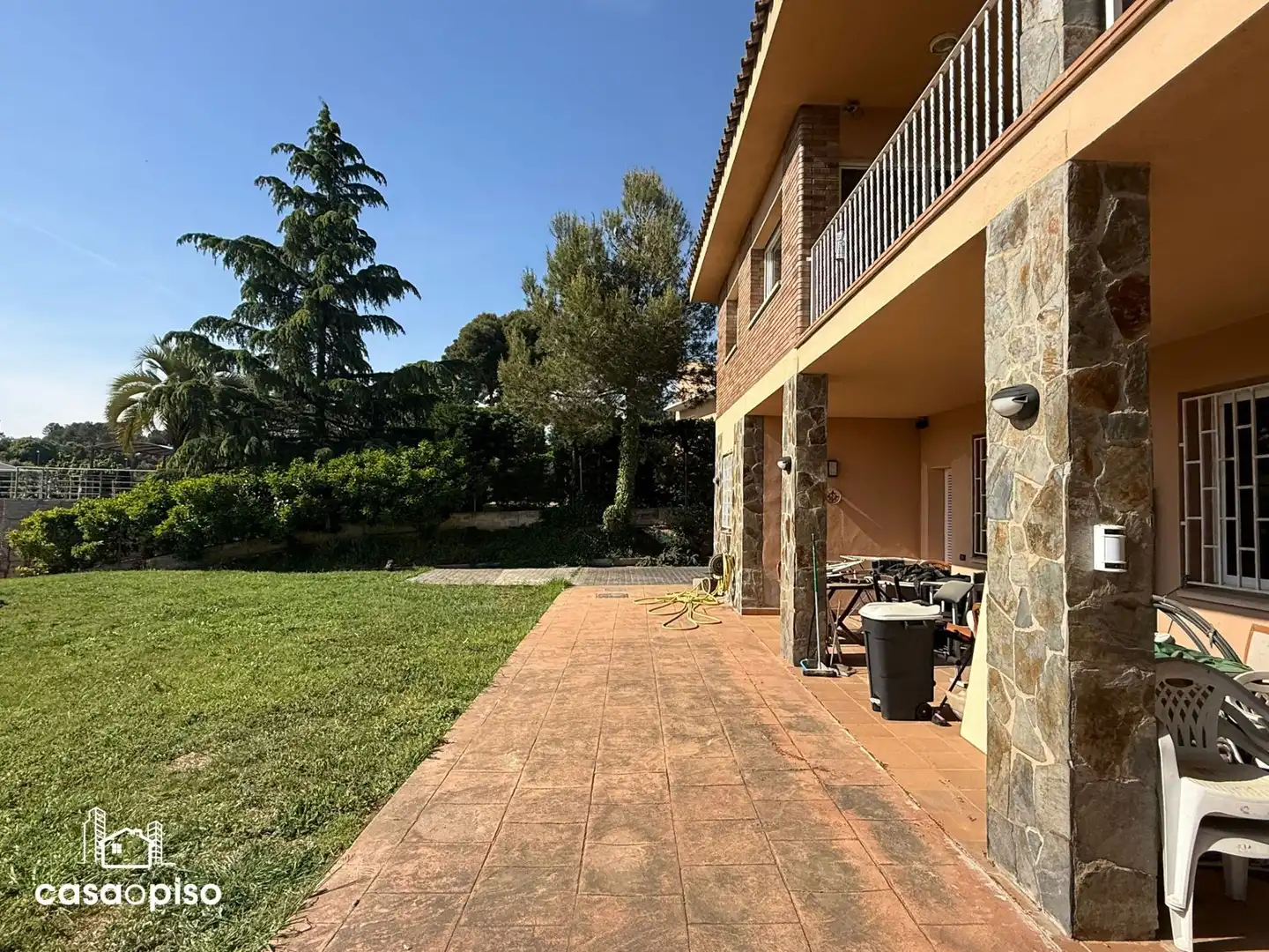 Jardín de Casa o chalet en venta en Sabadell con Aire acondicionado, Calefacción y Jardín privado