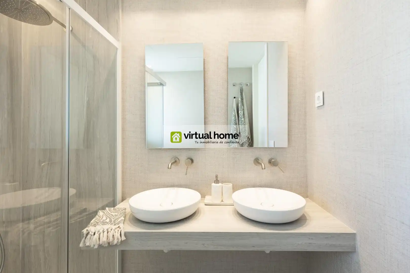 Bathroom of Apartments for sale in Benidorm  with Air Conditioner, Private garden and Terrace