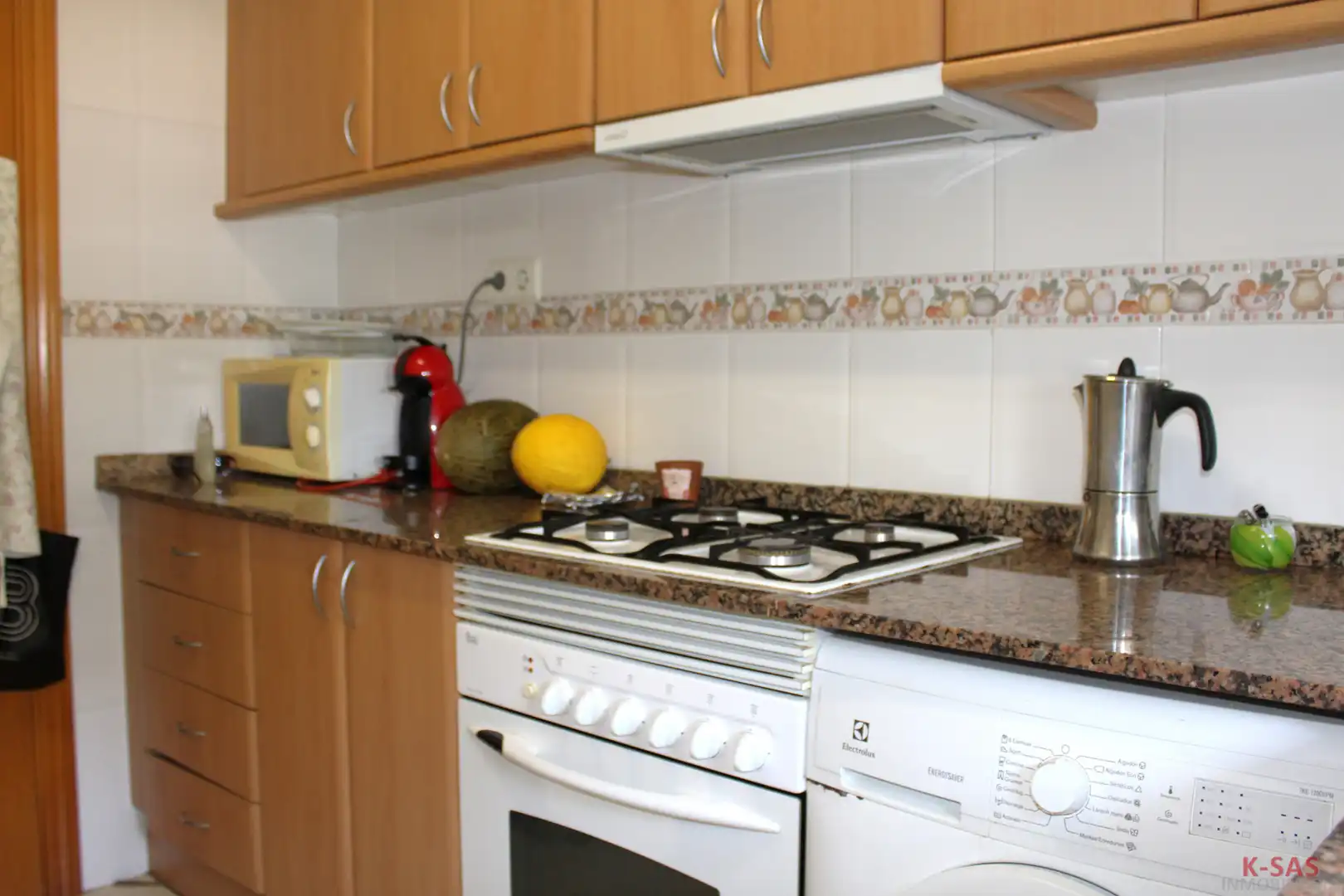 Kitchen of Flat for sale in Cunit  with Heating, Private garden and Terrace