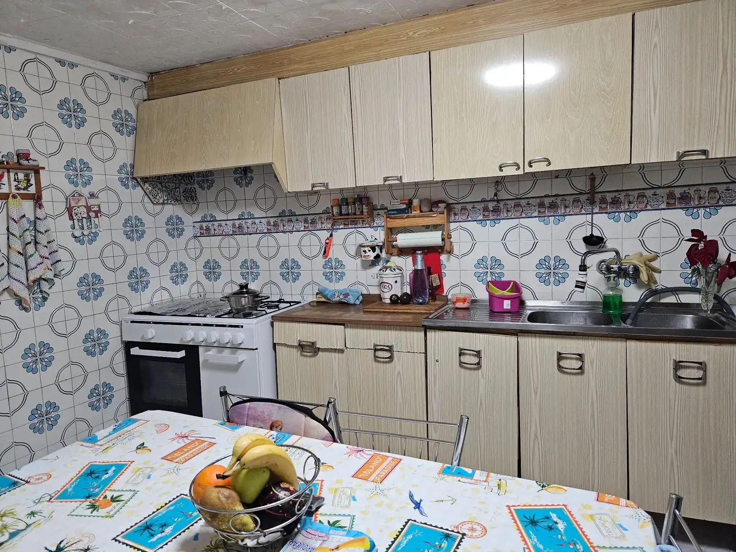 Cocina de Casa adosada en venta en Monóvar  / Monòver con Aire acondicionado, Calefacción y Jardín privado