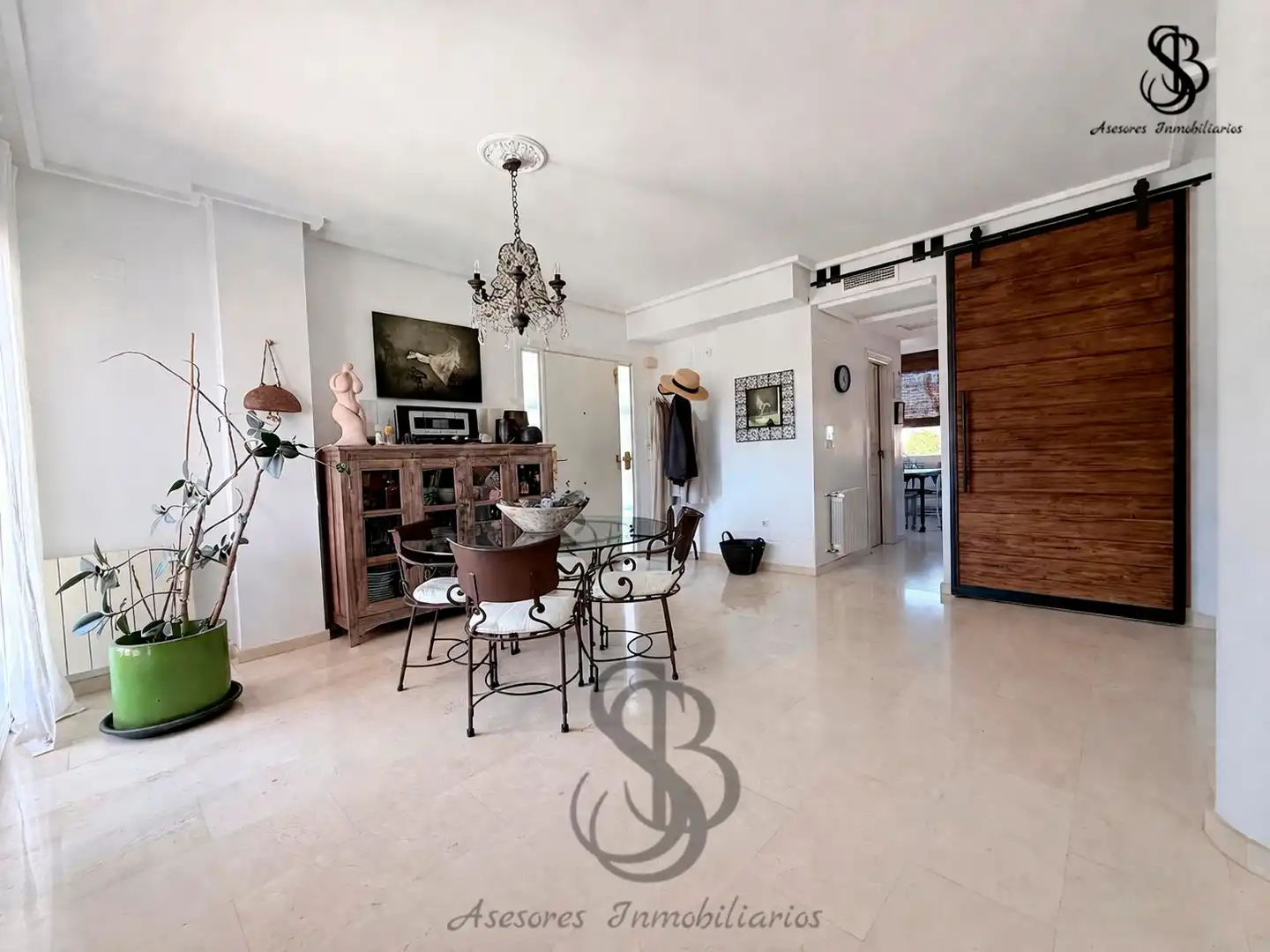 Comedor de Casa adosada en venta en Mutxamel con Aire acondicionado, Calefacción y Jardín privado