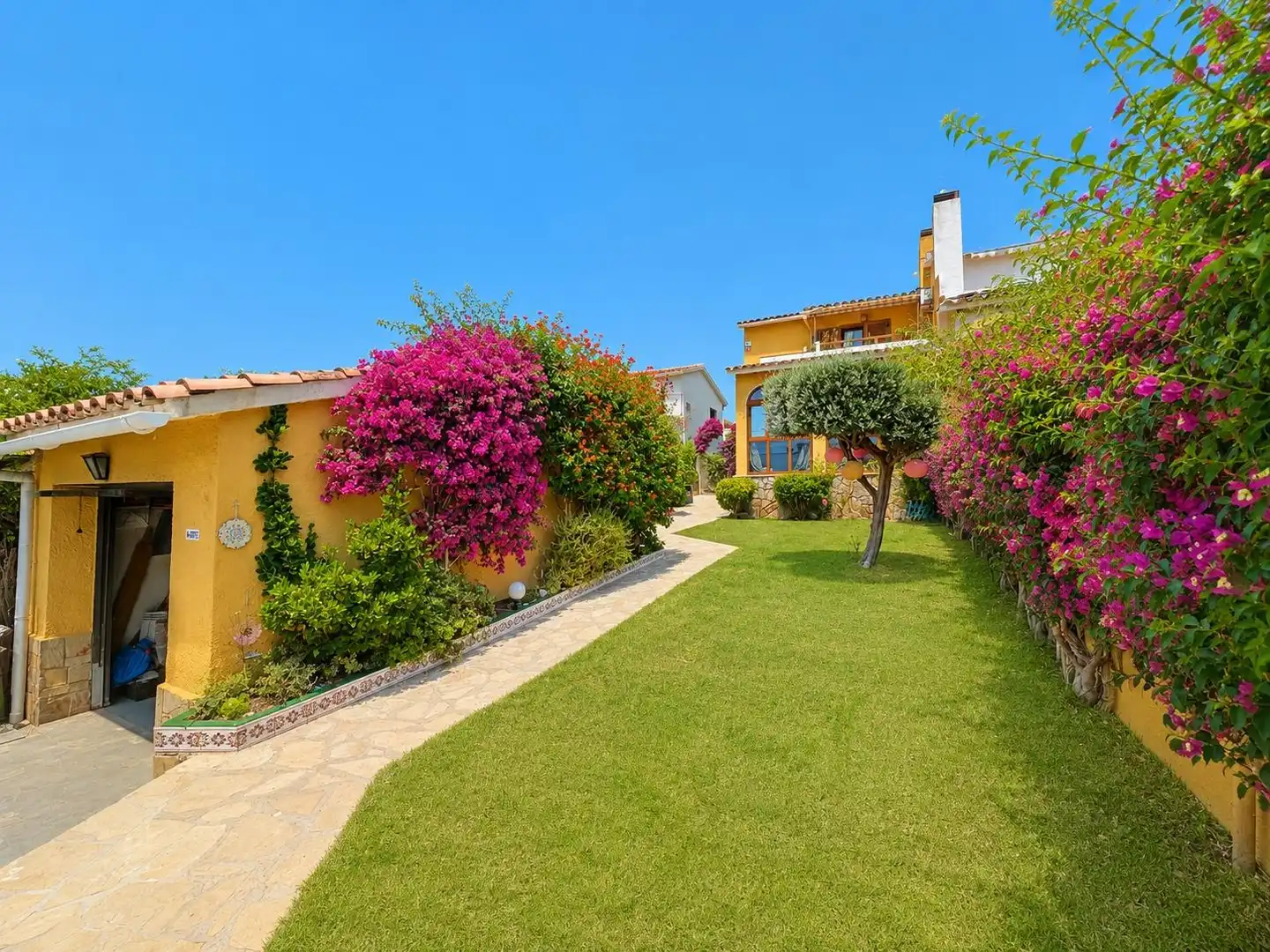 Jardín de Casa o chalet en venta en Sant Pere de Ribes con Aire acondicionado, Calefacción y Jardín privado