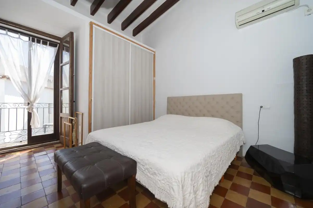 Bedroom of Flat for sale in Eivissa  with Air Conditioner, Heating and Terrace