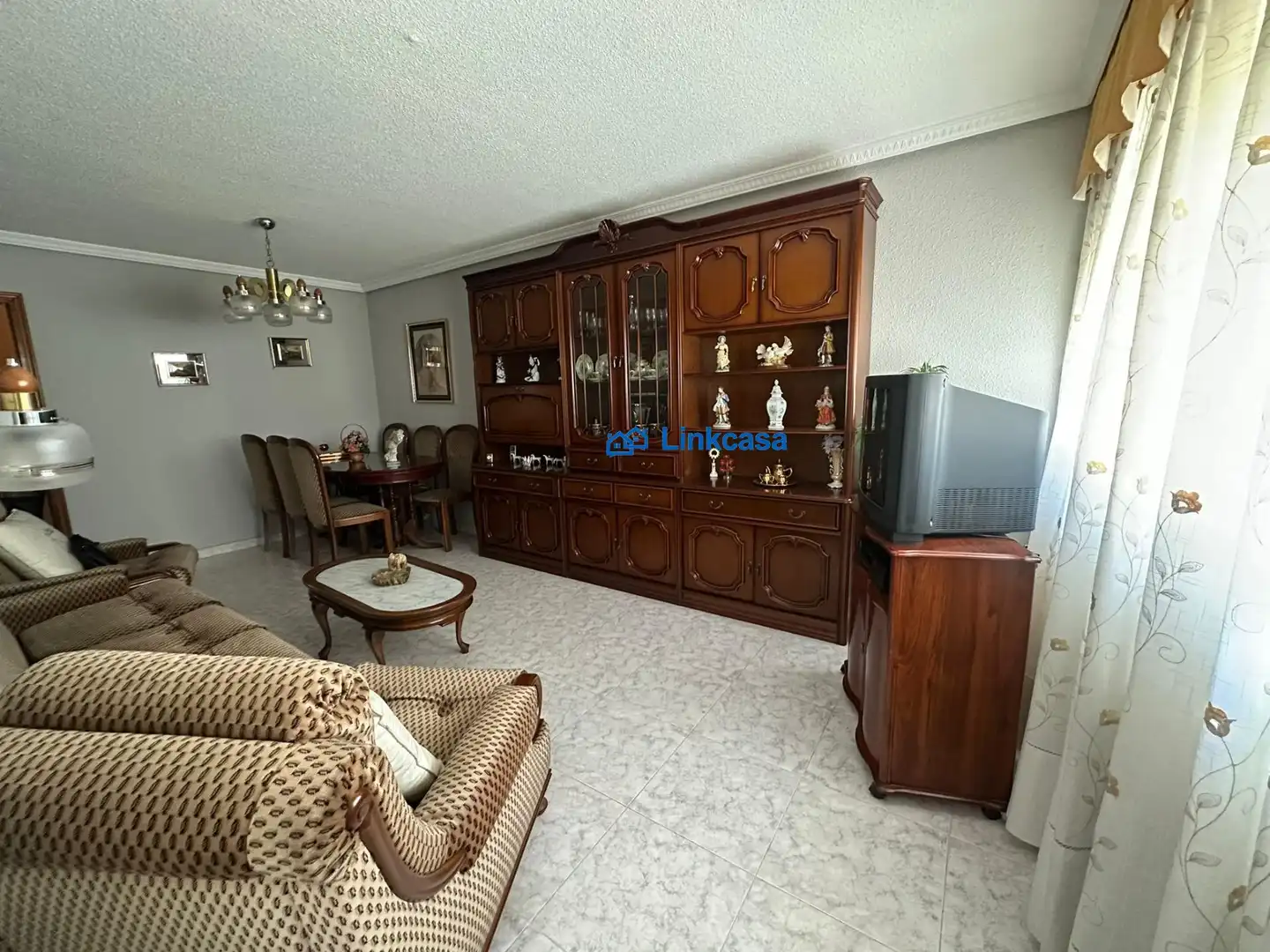 Living room of Flat for sale in  Madrid Capital  with Heating and Terrace