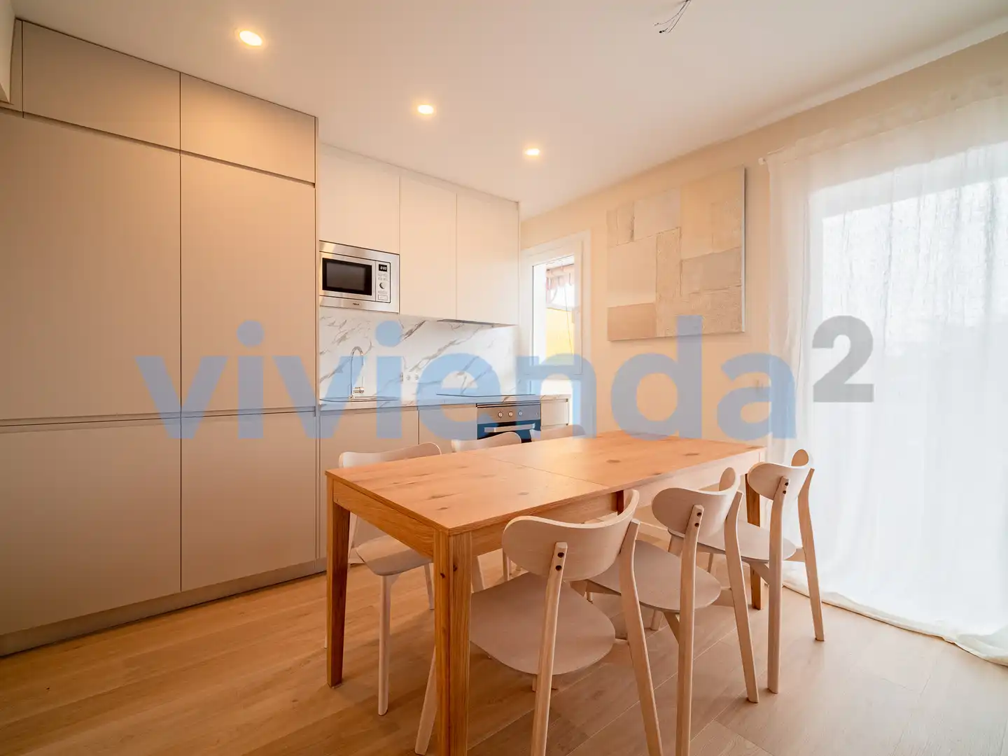 Küche von Wohnung zur Miete in Madrid mit Klimaanlage, Heizung und Terrasse