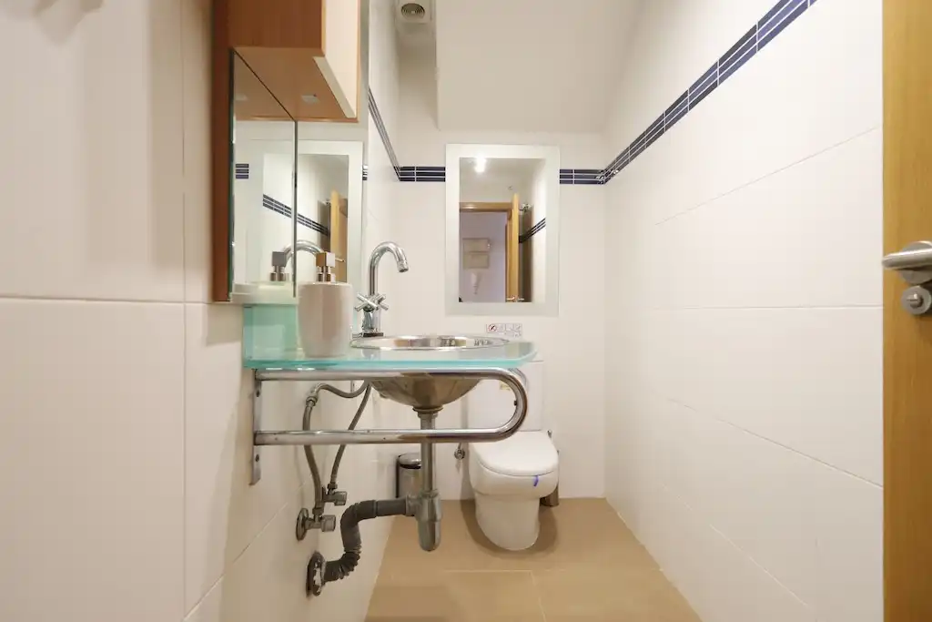 Baño de Apartamento en venta en Pilar de la Horadada con Aire acondicionado, Calefacción y Terraza