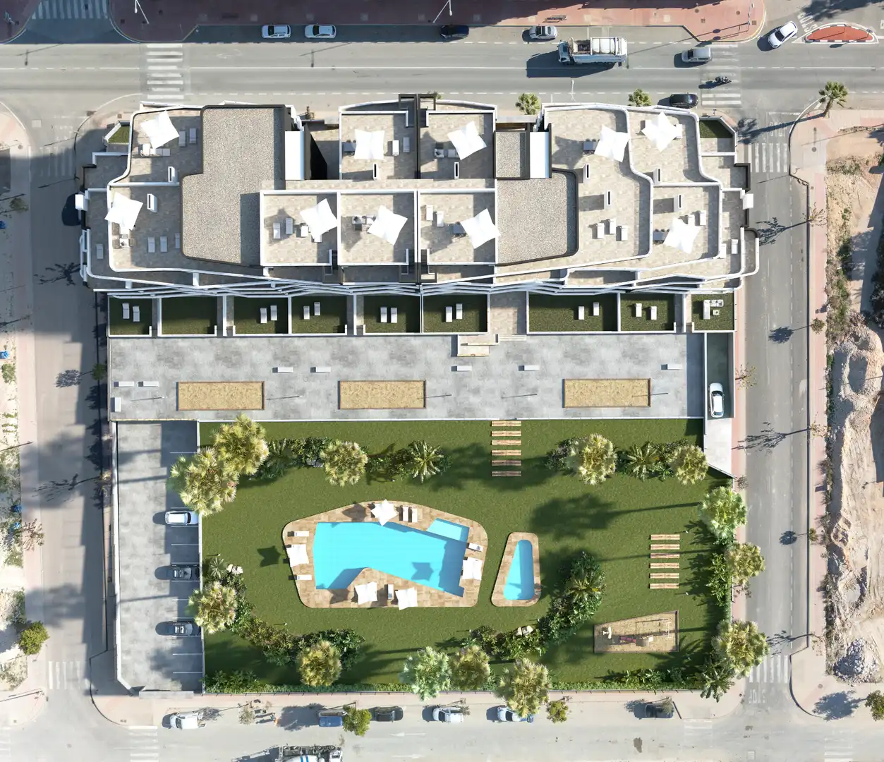 Jardín de Apartamento en venta en San Miguel de Salinas con Aire acondicionado, Terraza y Trastero