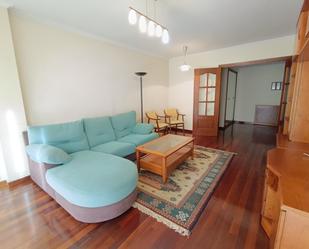 Sala d'estar de Apartament de lloguer en Pontevedra Capital  amb Calefacció, Parquet i Traster