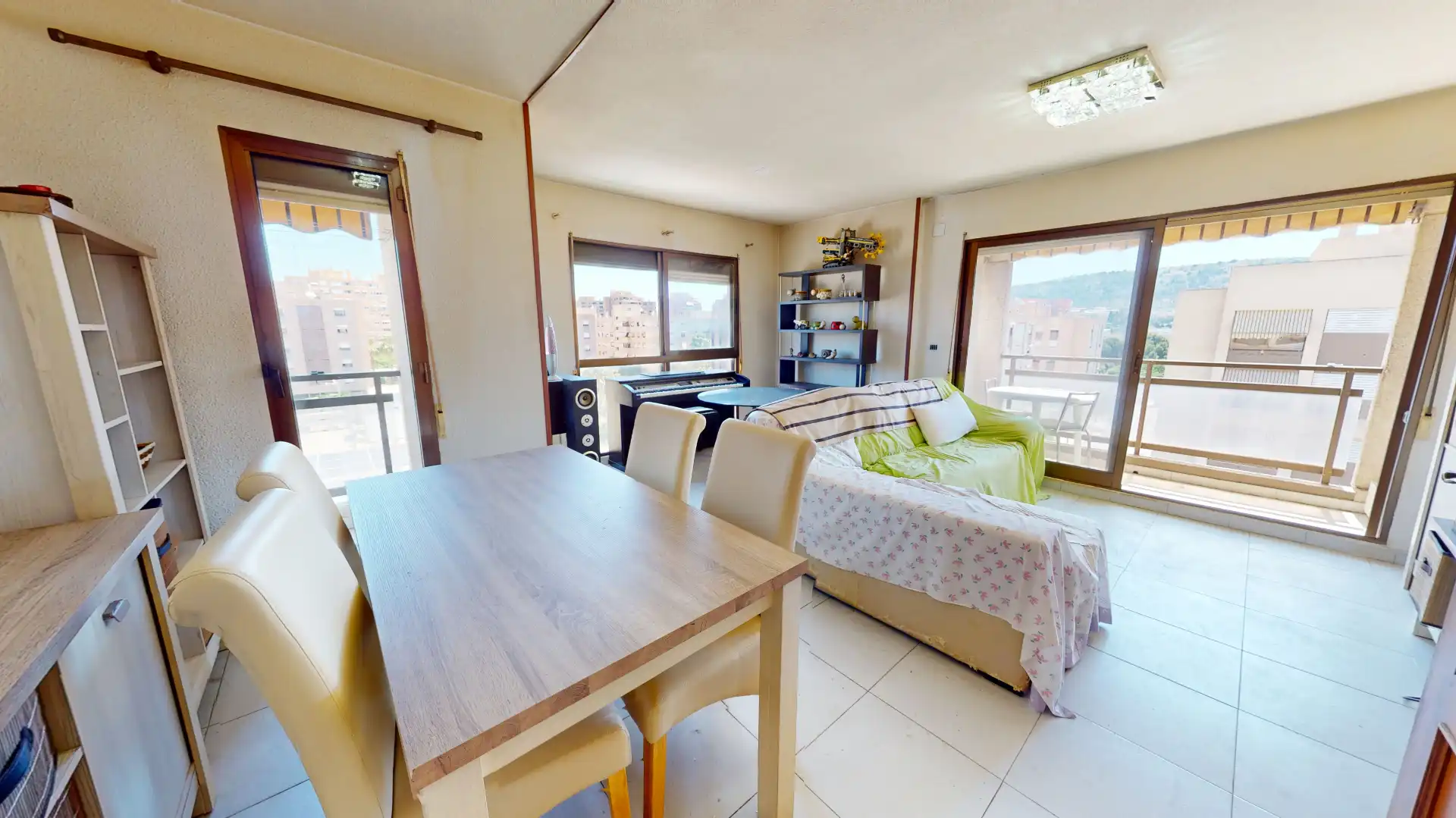 Living room of Flat for sale in Alicante / Alacant  with Air Conditioner, Heating and Terrace