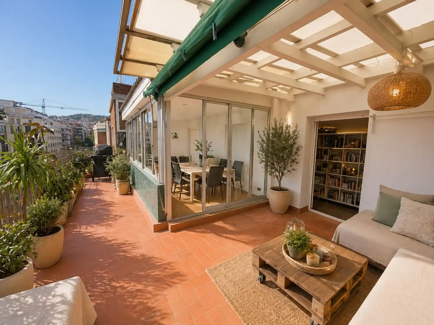 Terrace of Attic for sale in Barcelona  with Air Conditioner, Heating and Parquet flooring