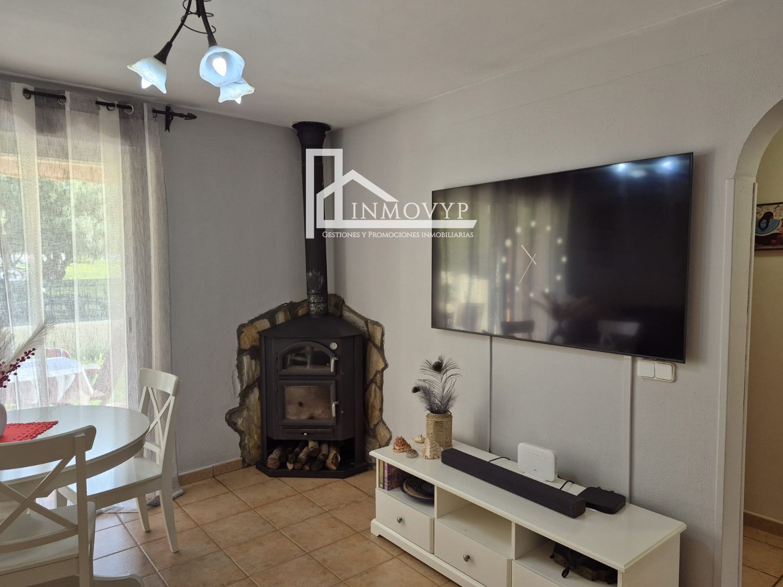 Sala d'estar de Pis en venda en Marratxí amb Aire condicionat, Jardí privat i Terrassa