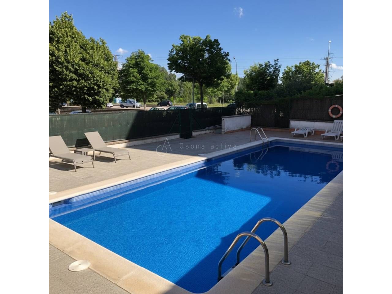 Swimming pool of Flat for sale in Calldetenes  with Air Conditioner, Heating and Community pool