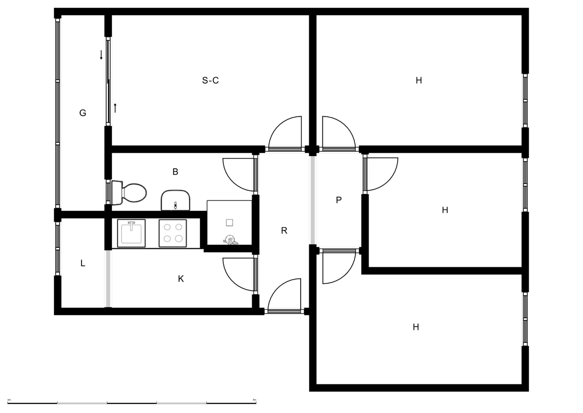 Piso de alquiler en  Madrid Capital con Calefacción, Horno y Se aceptan mascotas