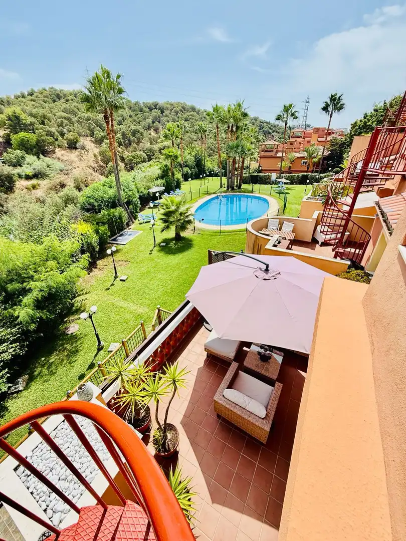 Terrassa de Apartament de lloguer en Elviria - Cabopino