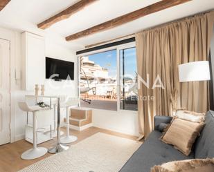 Living room of Attic to rent in  Barcelona Capital  with Air Conditioner, Heating and Terrace