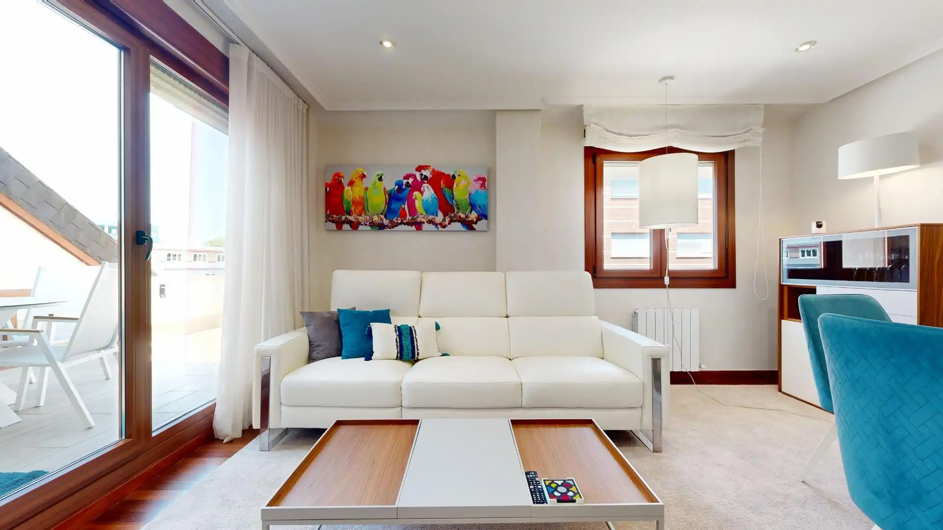 Sala de estar de Ático en venta en Galdakao con Calefacción, Terraza y Trastero
