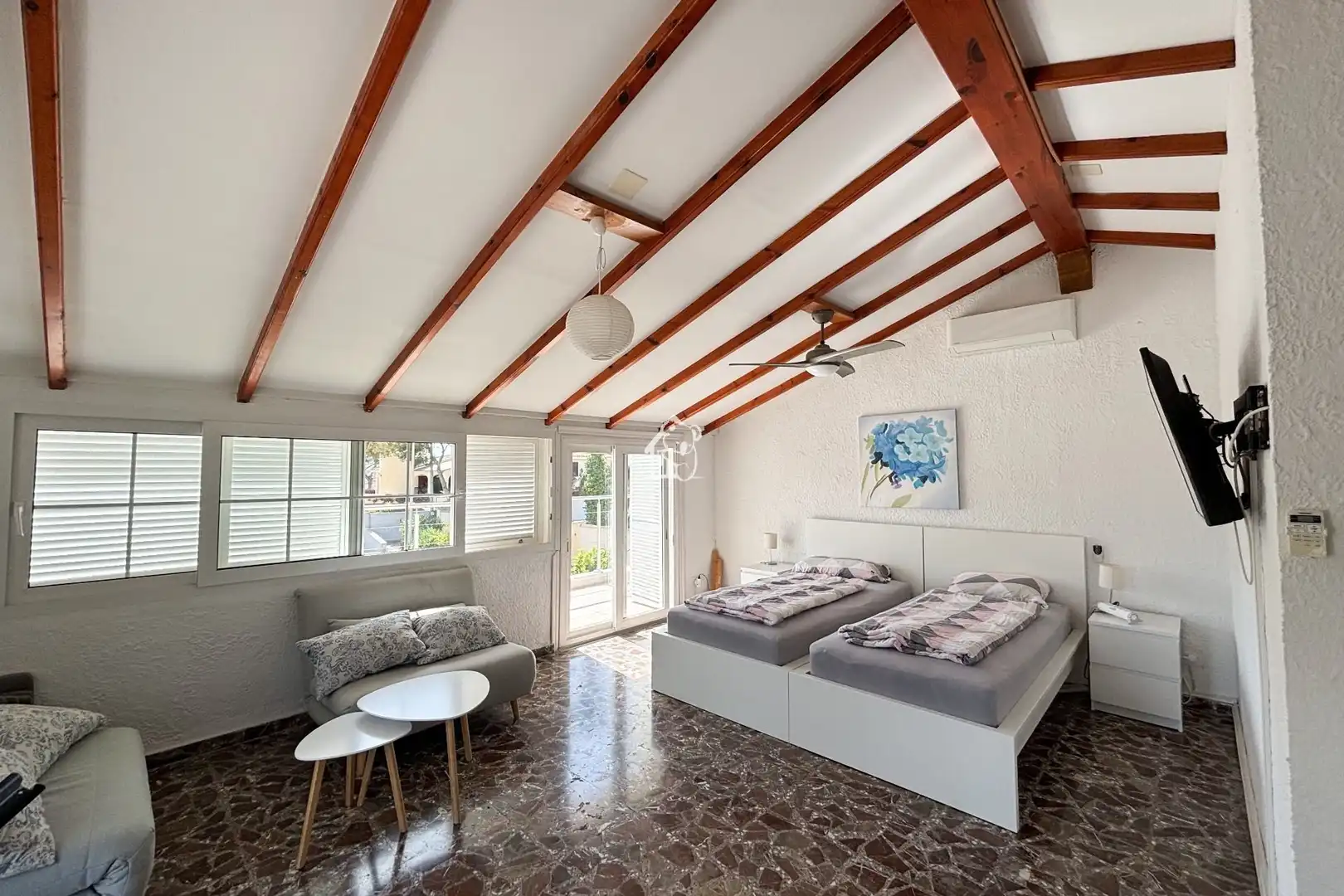 Dormitori de Casa o xalet de lloguer en Orihuela amb Aire condicionat, Jardí privat i Terrassa