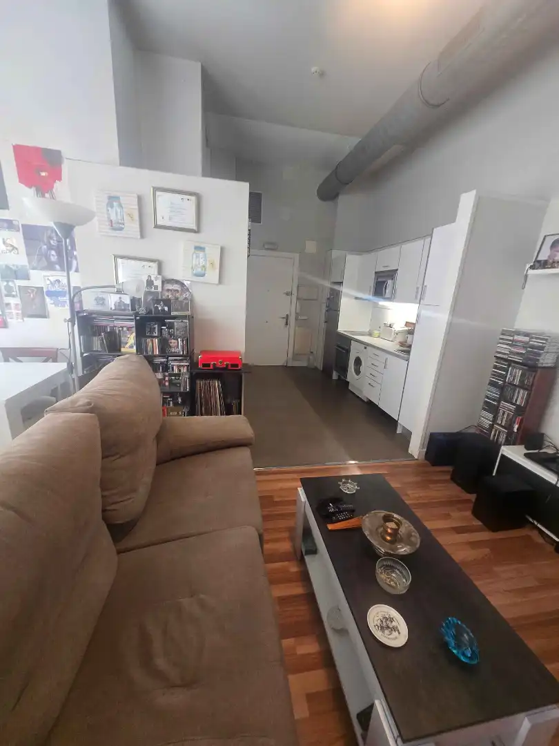 Sala de estar de Estudio en venta en Guadalajara con Calefacción, Parquet y Amueblado