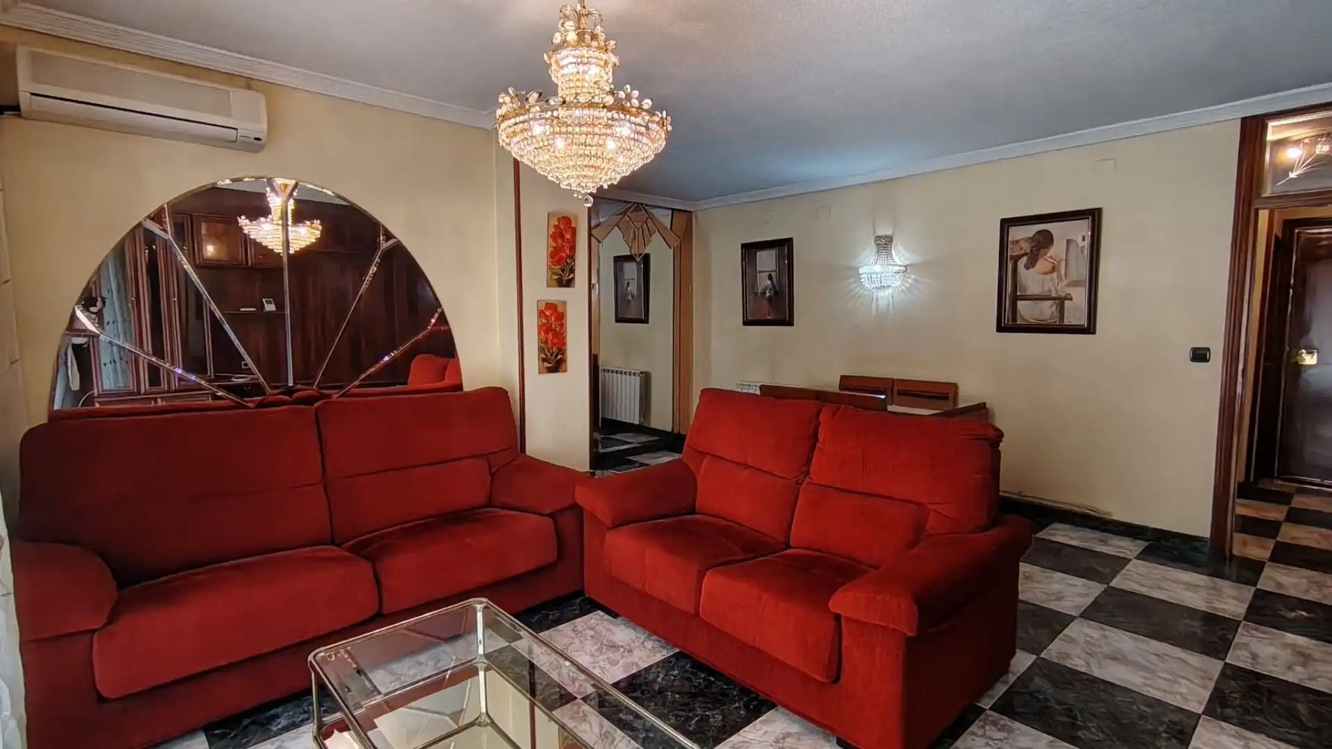 Sala de estar de Piso de alquiler en Alcalá de Henares con Aire acondicionado y Calefacción