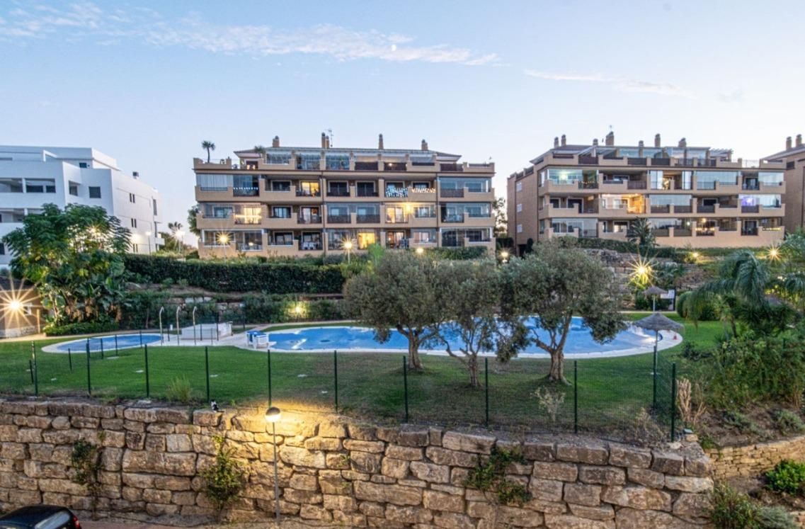 Exterior view of Planta baja for sale in Mijas  with Air Conditioner, Private garden and Terrace