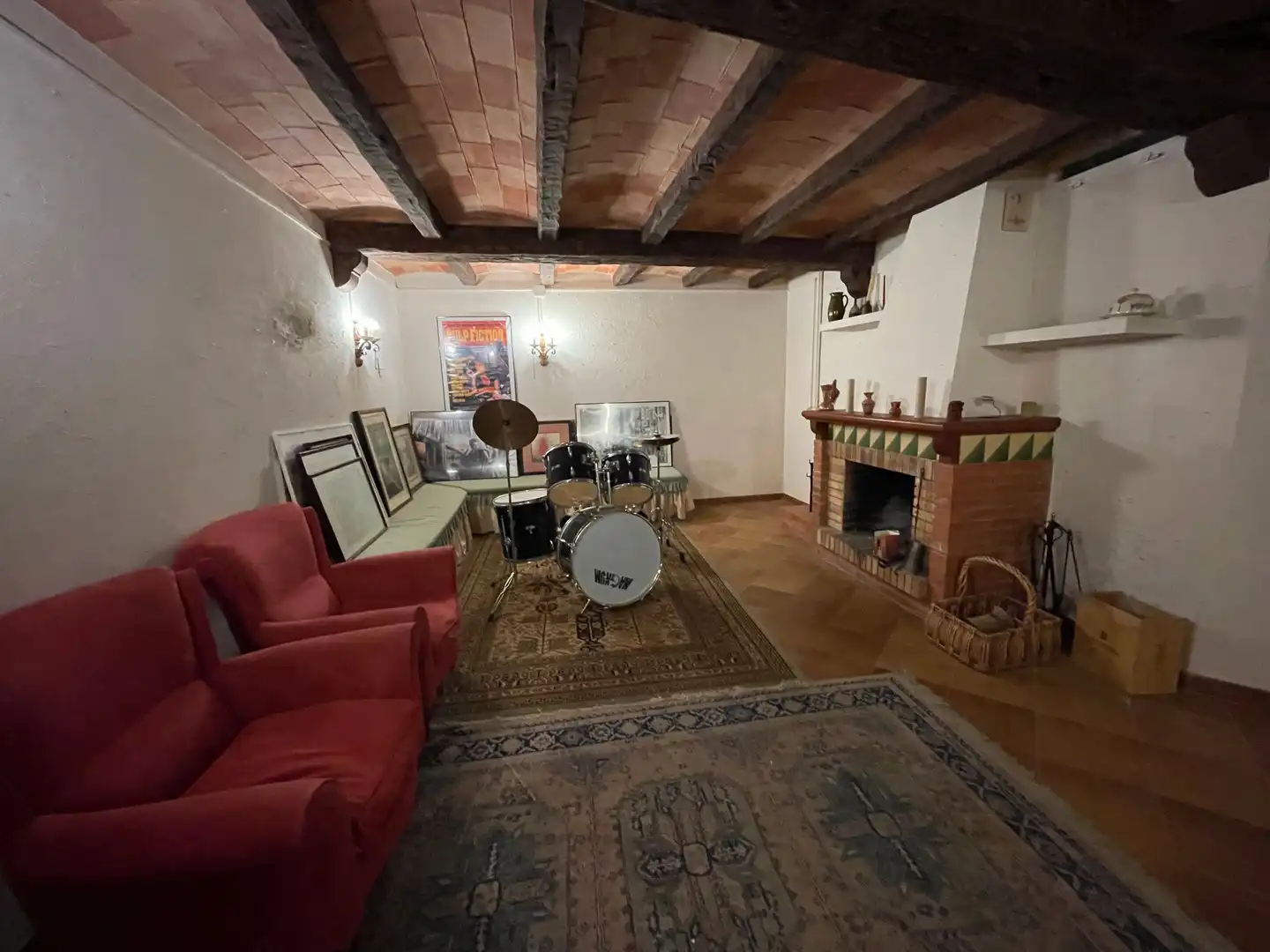 Living room of Houses for sale in Cambrils  with Air Conditioner, Private garden and Terrace