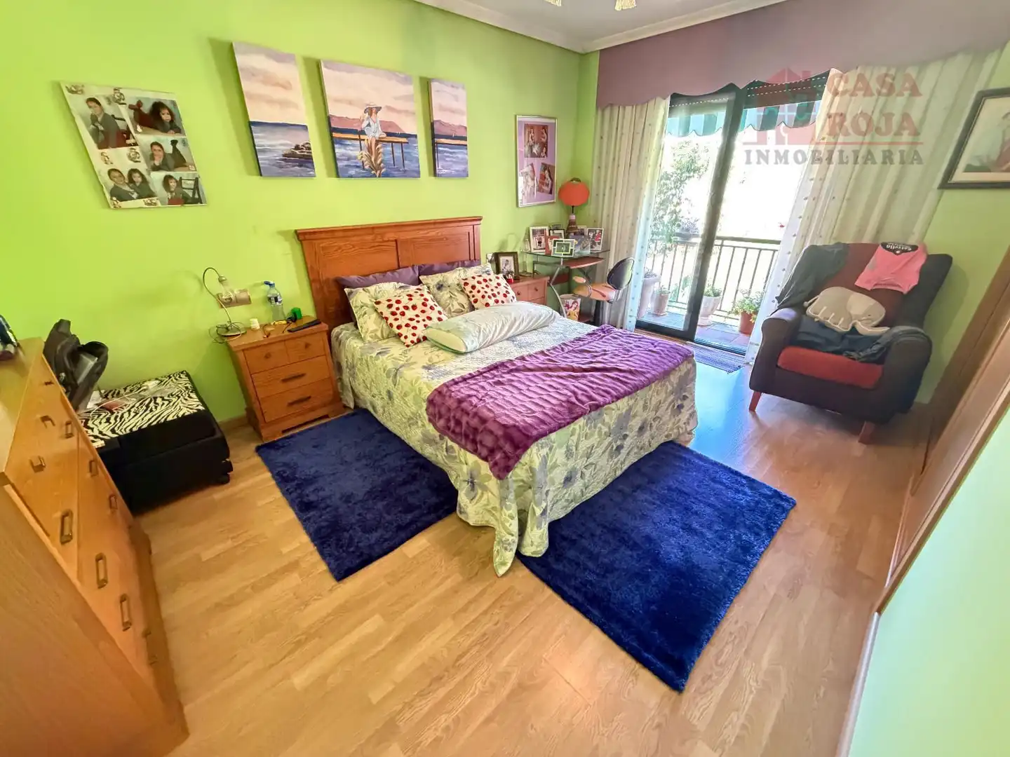 Bedroom of Detached homes for sale in Moaña  with Heating, Parquet flooring and Terrace