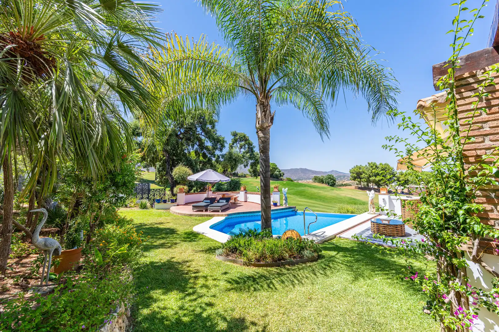 Jardín de Casa o chalet en venta en Mijas con Aire acondicionado, Jardín privado y Terraza