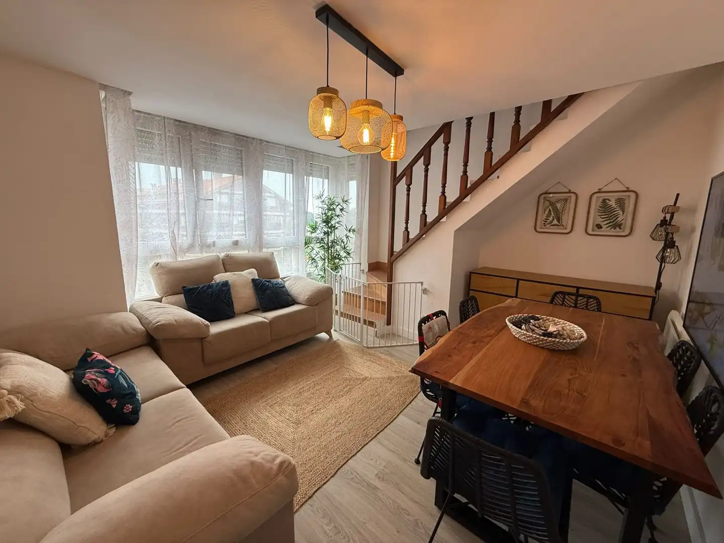 Living room of Duplexes for sale in Noja  with Heating, Parquet flooring and Terrace