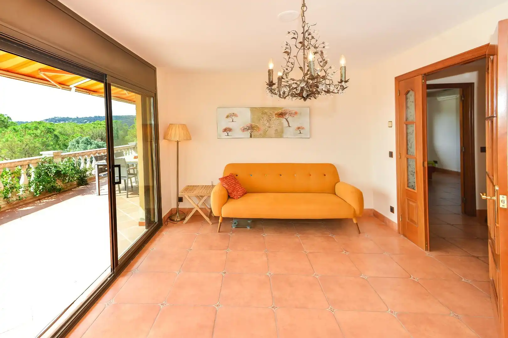 Sala de estar de Casa o chalet en venta en Calonge i Sant Antoni con Aire acondicionado, Jardín privado y Terraza