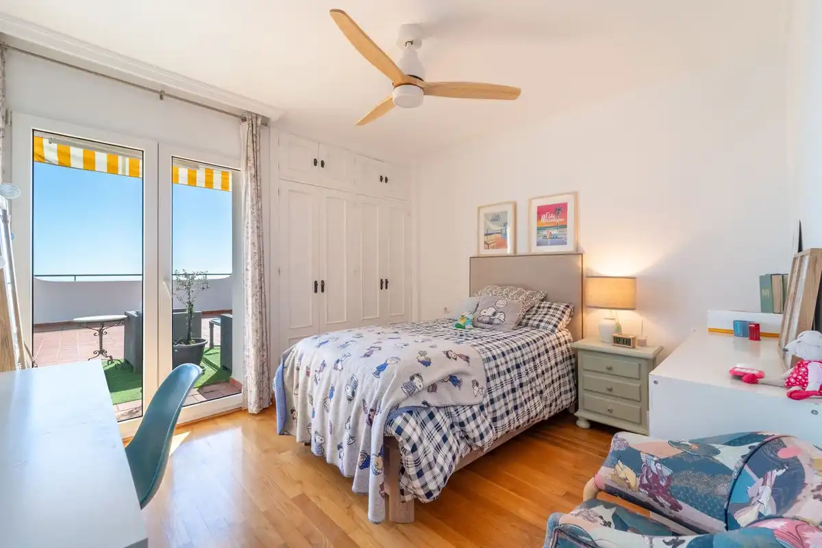 Bedroom of Apartments for sale in Benalmádena  with Air Conditioner, Private garden and Terrace