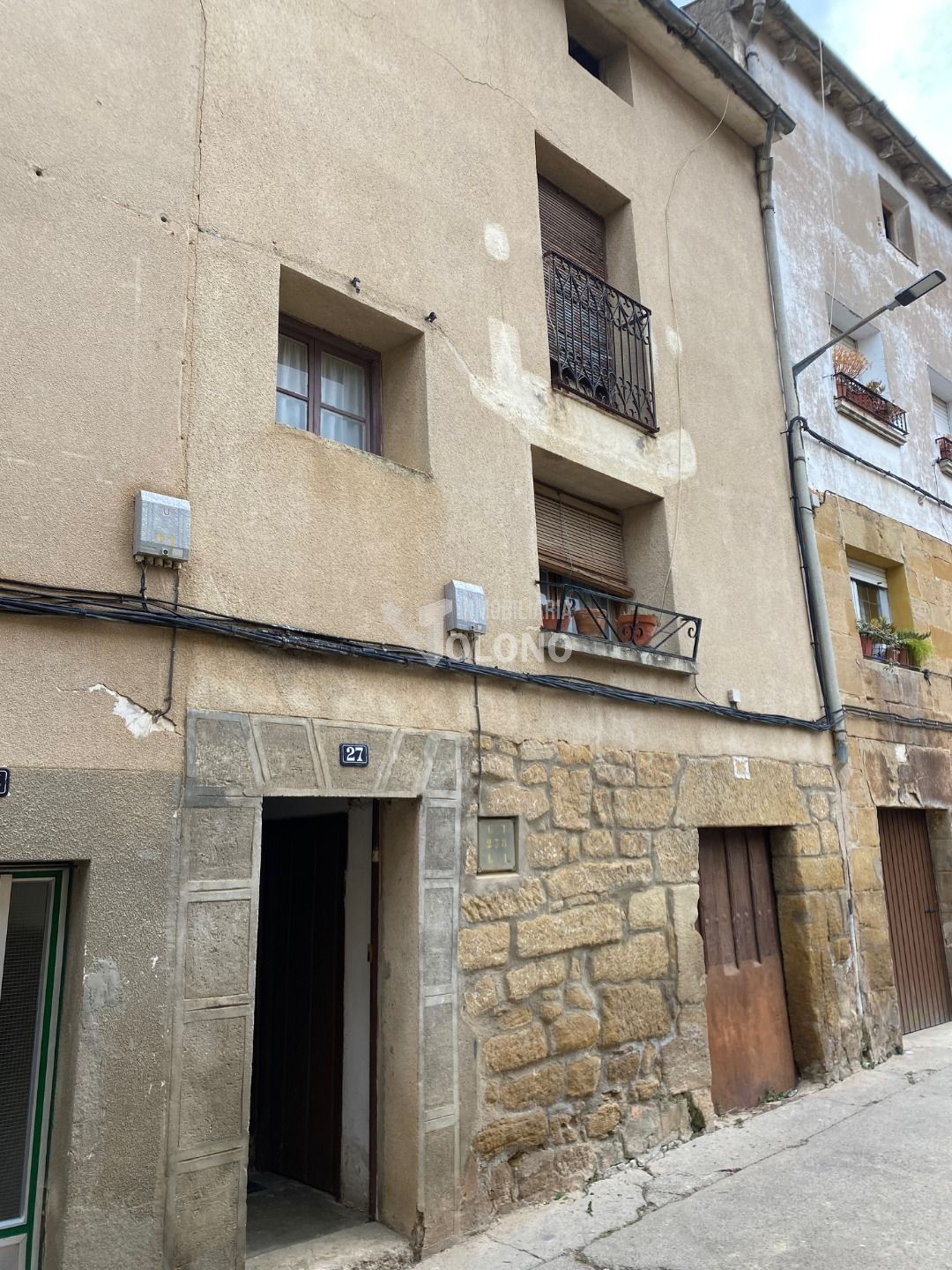 Vista exterior de Casa o chalet en venta en San Asensio con Amueblado