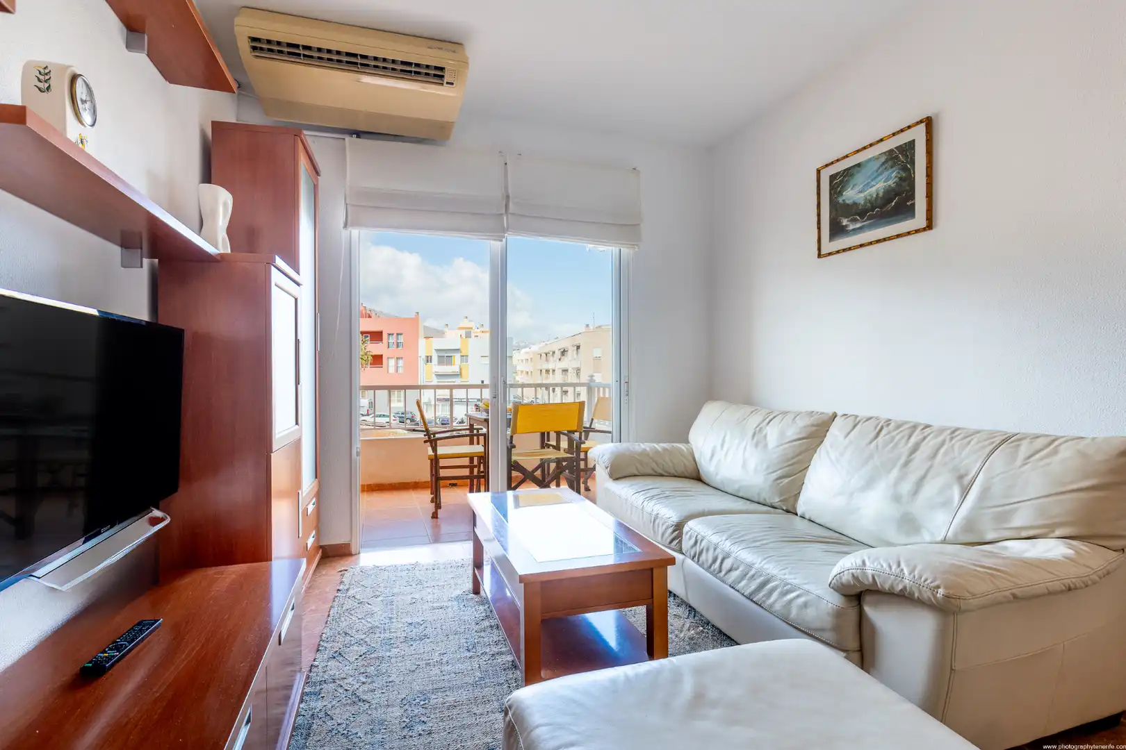Living room of Apartments for rent in Candelaria  with Air Conditioner, Heating and Parquet flooring
