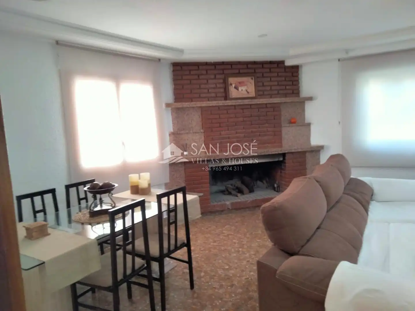 Sala d'estar de Casa o xalet en venda en Elche / Elx amb Jardí privat, Terrassa i Traster