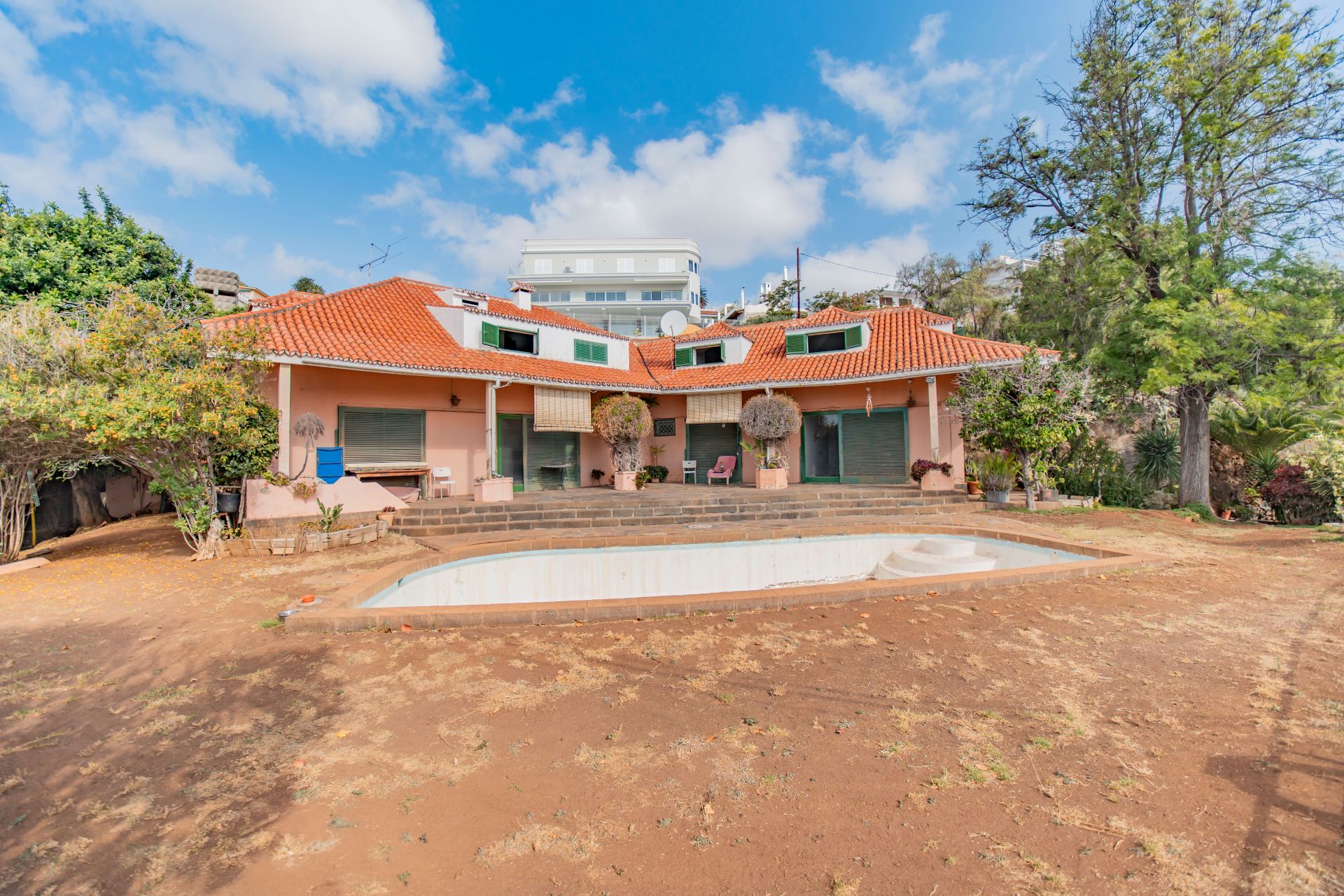 Exterior view of House or chalet for sale in  Santa Cruz de Tenerife Capital  with Private garden, Terrace and Swimming Pool