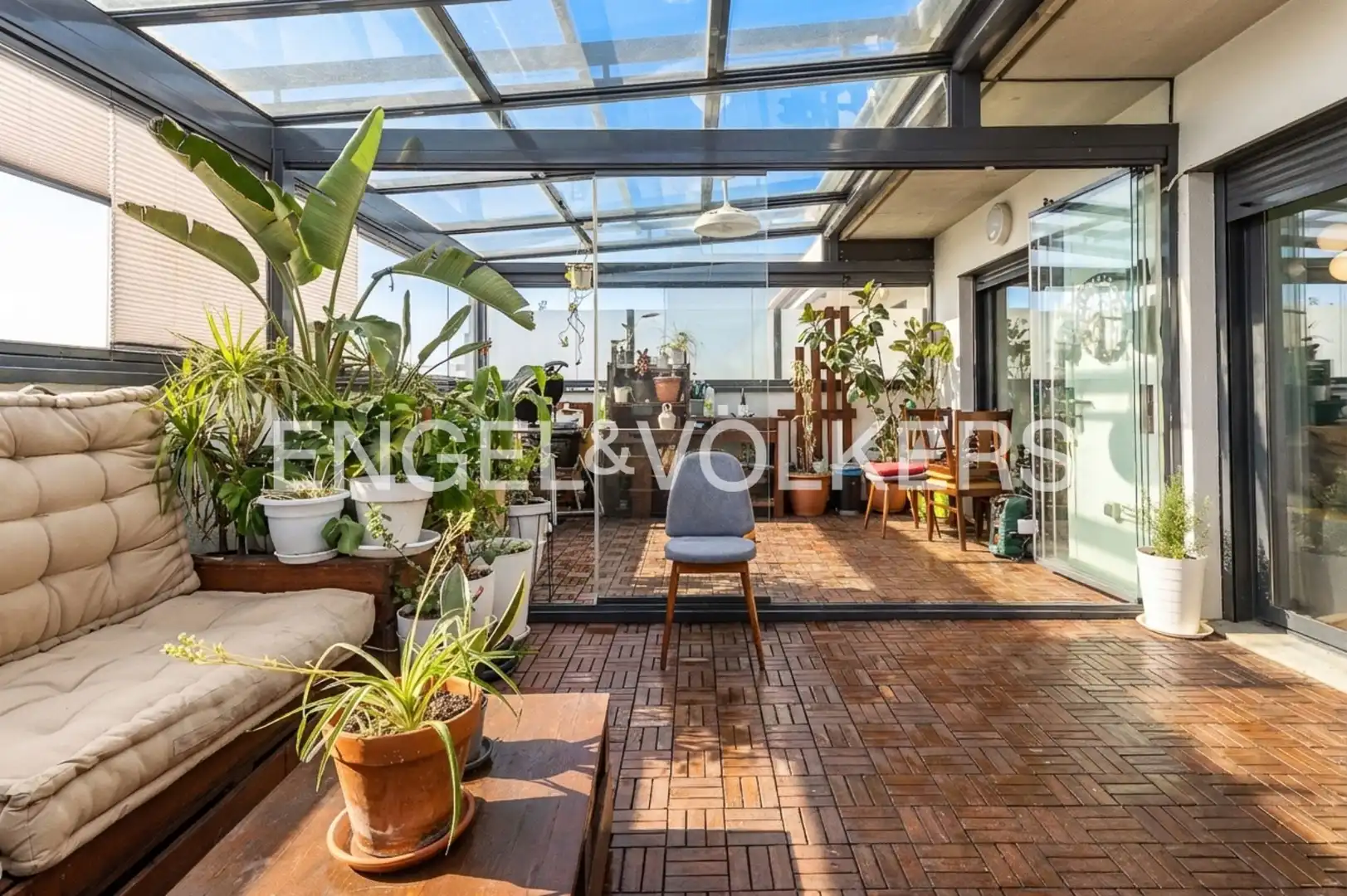 Terraza de Ático en venta en Sant Adrià de Besòs con Aire acondicionado, Calefacción y Parquet