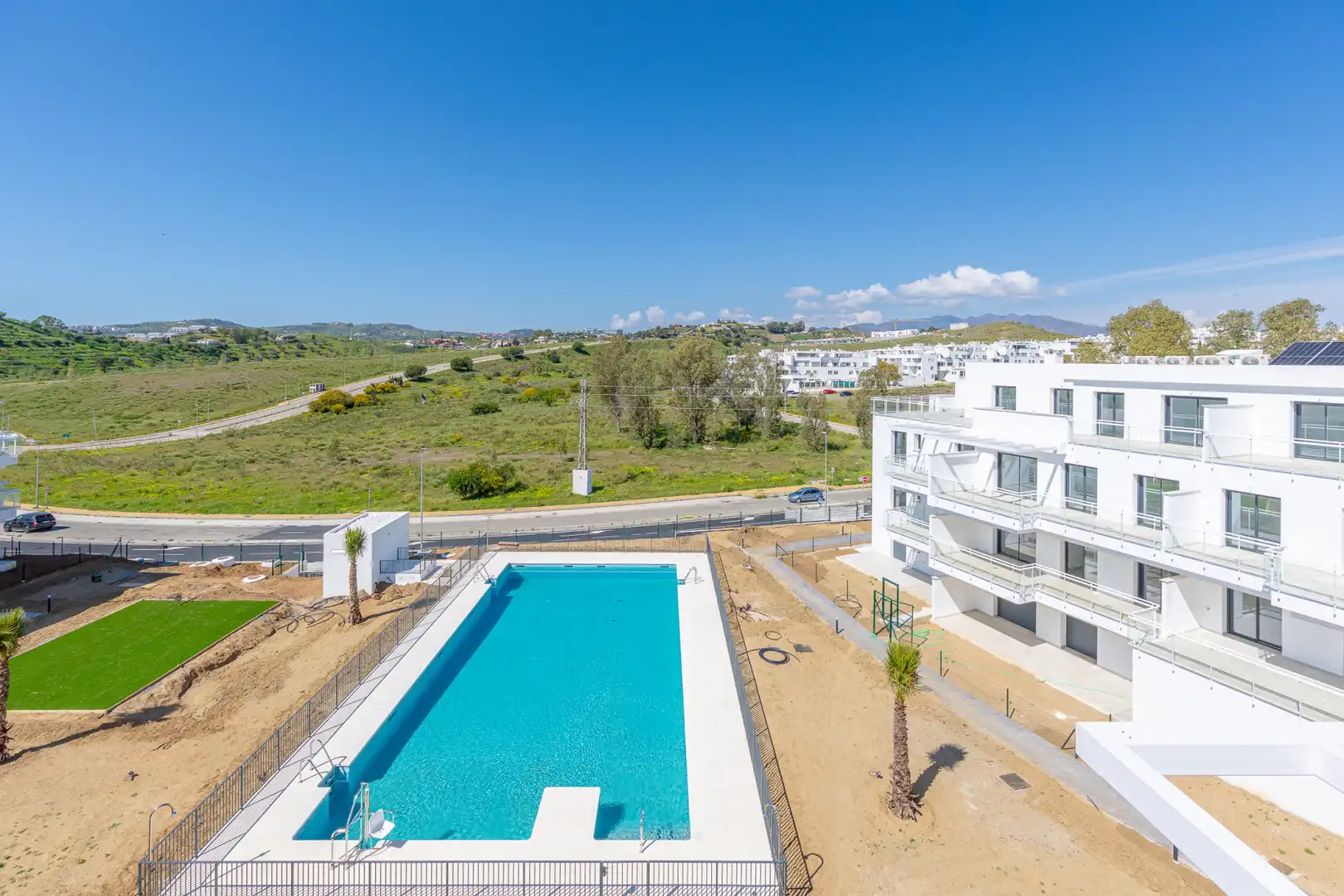 Swimming pool of Attic for sale in Mijas  with Air Conditioner, Terrace and Swimming Pool